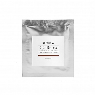 Хна для бровей, темно-коричневый (в саше) / CC Brow dark brown 5 г